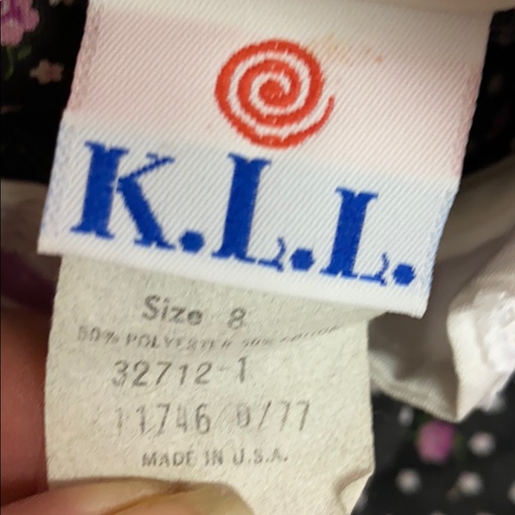 Vintage K.L.L. Dress Size 8 - Picture 11 of 11